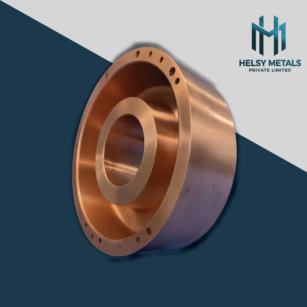 H-V892 VMC Machined Copper Flanged Housing