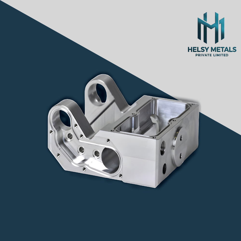 H-V895 VMC Machined Aluminum Housing  Precision Aluminum Enclosure Block