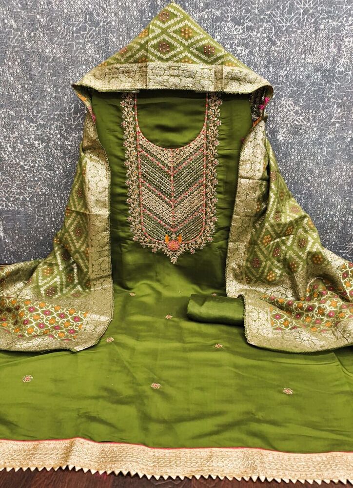 Dress Material Suits - Bust Size: 44 Inch (In)