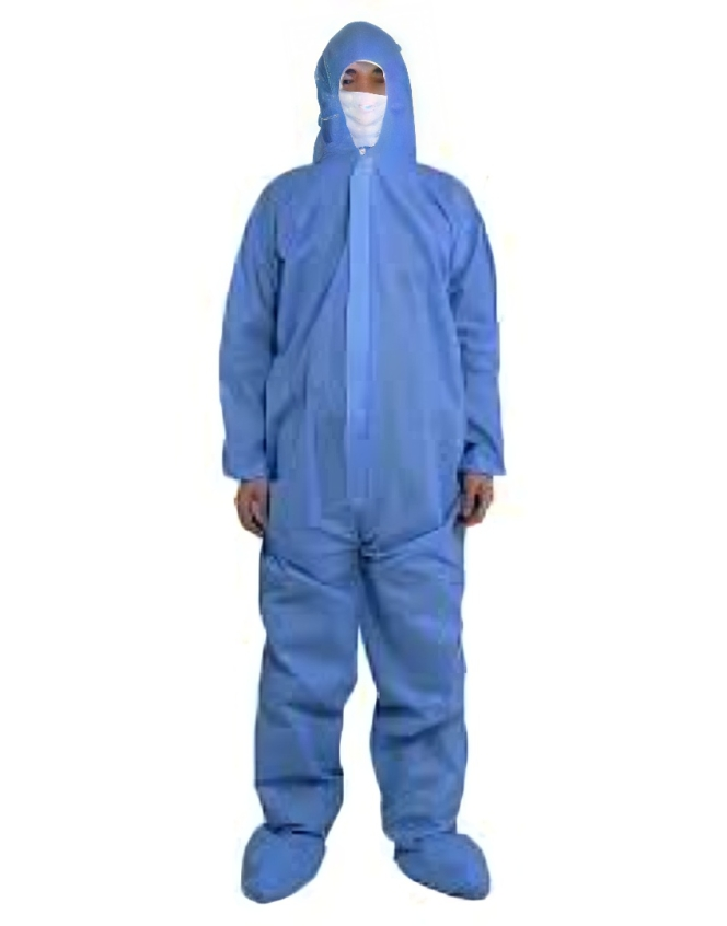Disposable Coverall Suit - Polypropylene Fabric, White Color, Unisex Fit | Lightweight Design, Dust Resistant, Anti-static, Water Proof