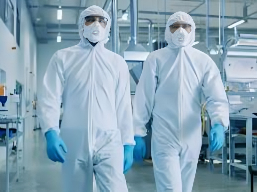 Disposable Coverall Suit - Polypropylene Fabric, White Color, Unisex Fit | Lightweight Design, Dust Resistant, Anti-static, Water Proof