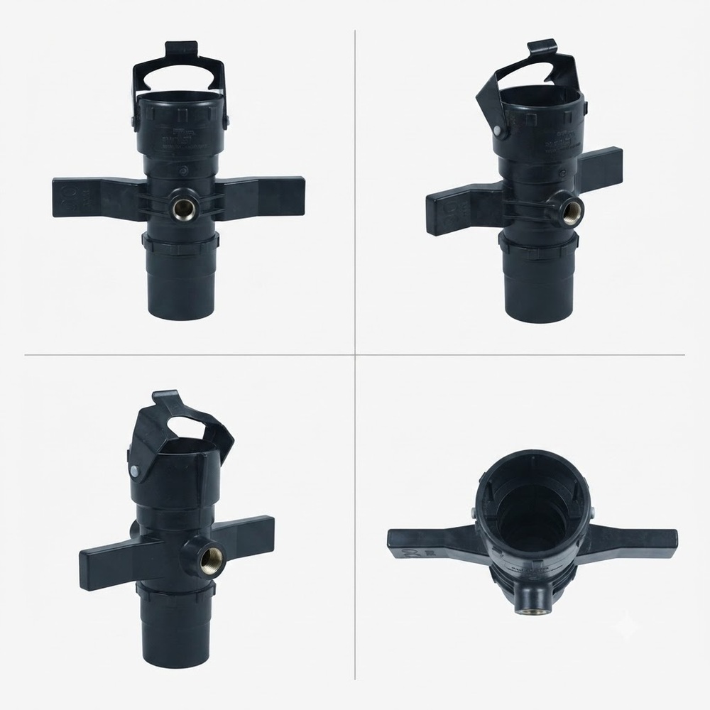 Black Sprinkler Fitting Footbatten - Application: Garden / Lawn / Agricultural Irrigation