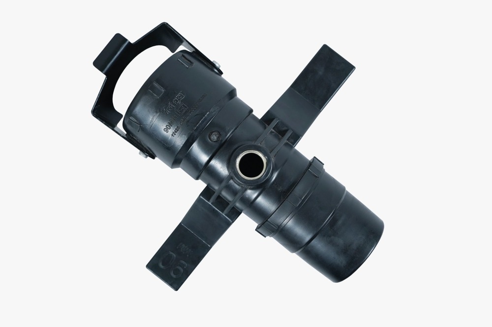 Black Sprinkler Fitting Footbatten