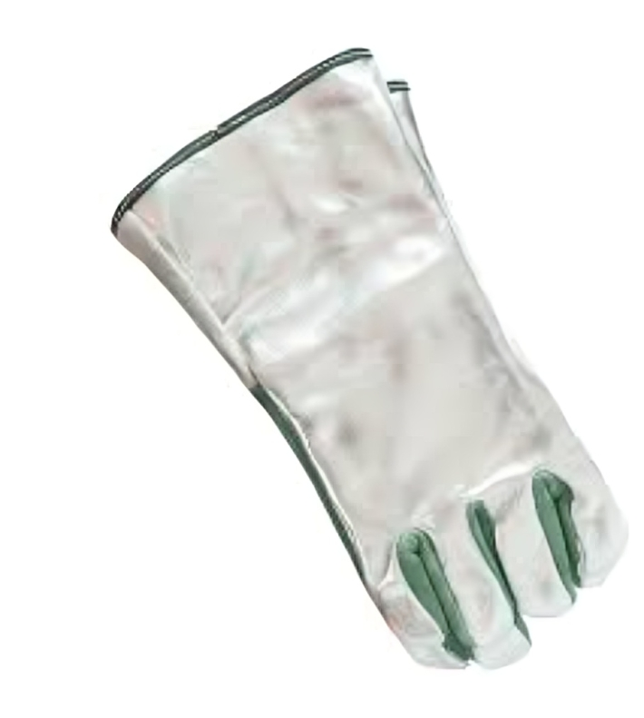 Fire Resistant Safety Gloves - Latex/rubber Material, Long Length, Black Color | Comfortable Fit With Sweat Absorbent Lining, Reusable, Waterproof
