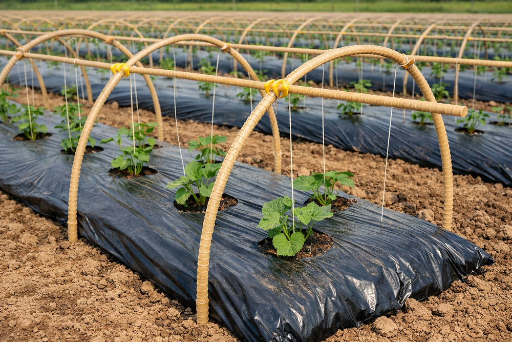 Mulchin Paper Crop Support FRP Rebar - FRP Pol