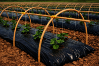 Mulchin Paper Crop Support Frp Rebar - Frp Pol - Greenhouse Size: Large