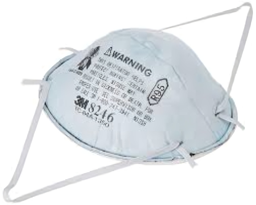 R95 Particulate Respirator Face Mask - Cotton, Unisex, White | Reusable, Safety Use, Warranty Included
