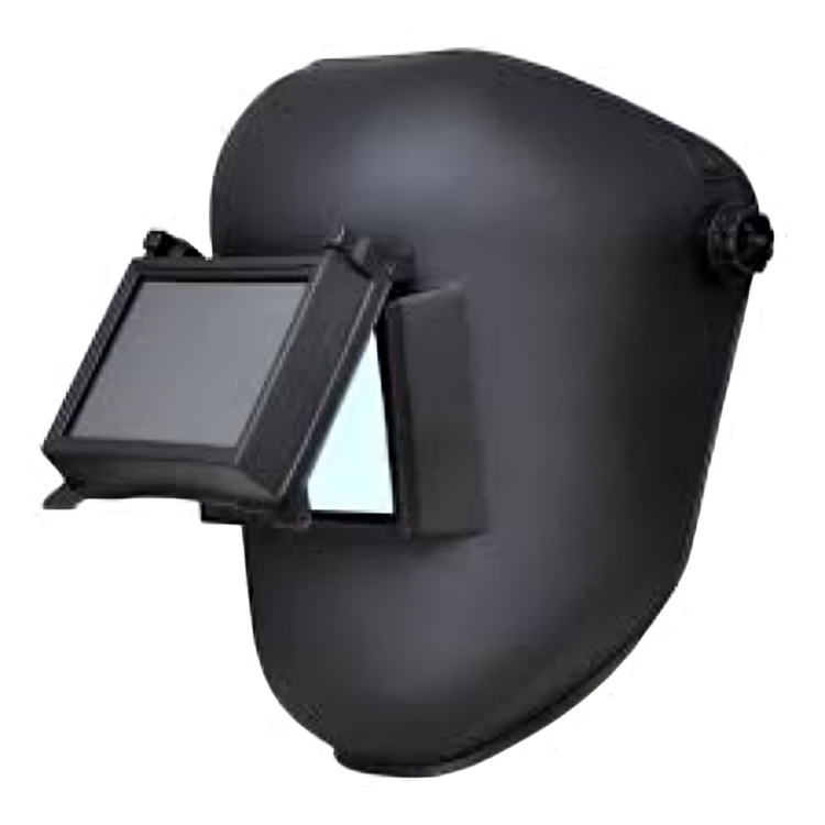 Welding Face Shield - Fiberglass Reinforced Plastic, Black Shape Glass, Adjustable Fit | Unisex, Reusable, Waterproof, Scratch Resistant