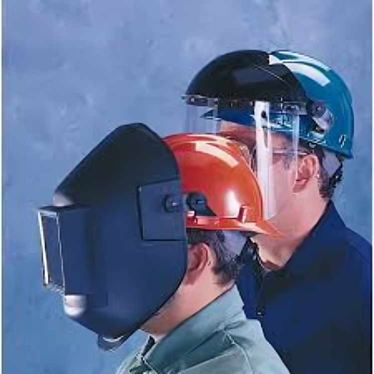 Welding Face Shield - Fiberglass Reinforced Plastic, Black Shape Glass, Adjustable Fit | Unisex, Reusable, Waterproof, Scratch Resistant