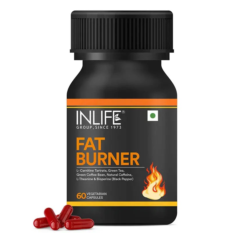 Inlife Fat Burner 60 Veg. Capsules - Best Before: 26 Months