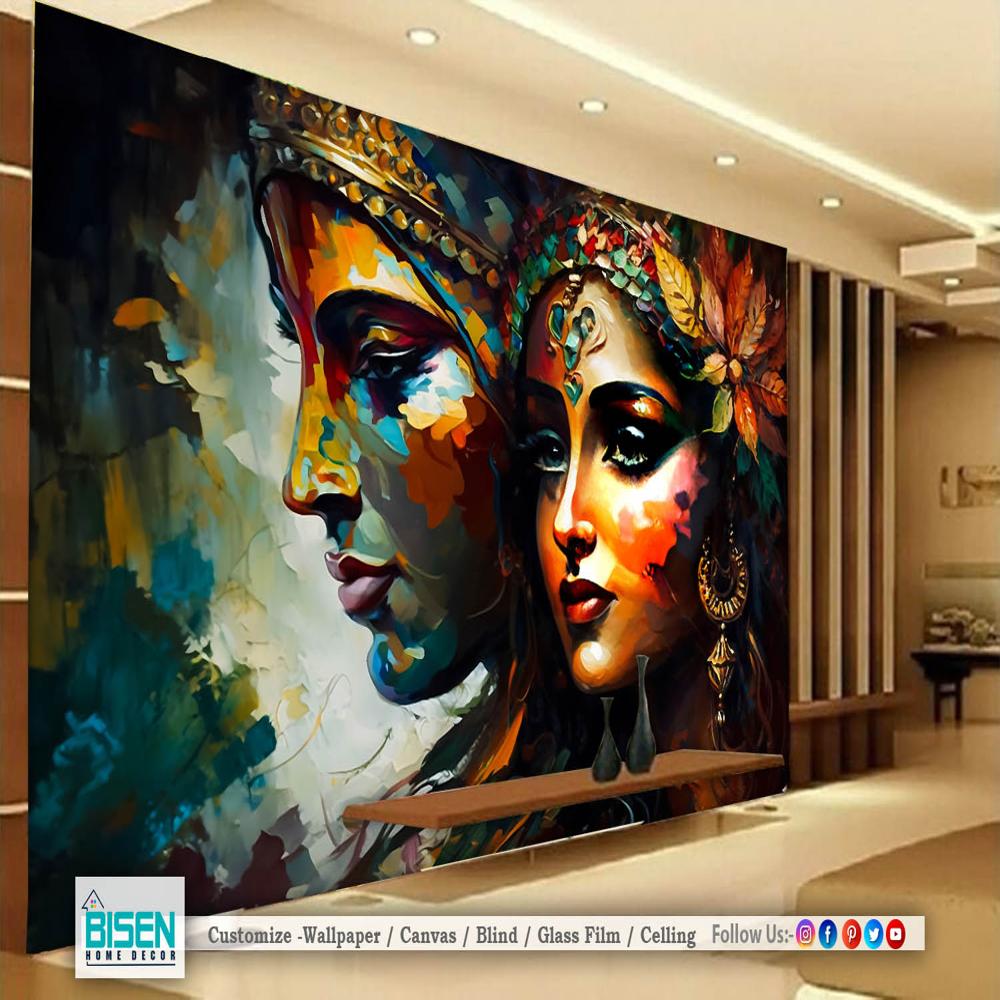 Radha Krishna HD wallpaper