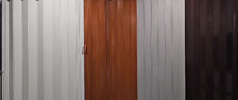 Pvc Folding Partition - Design: Accordion
