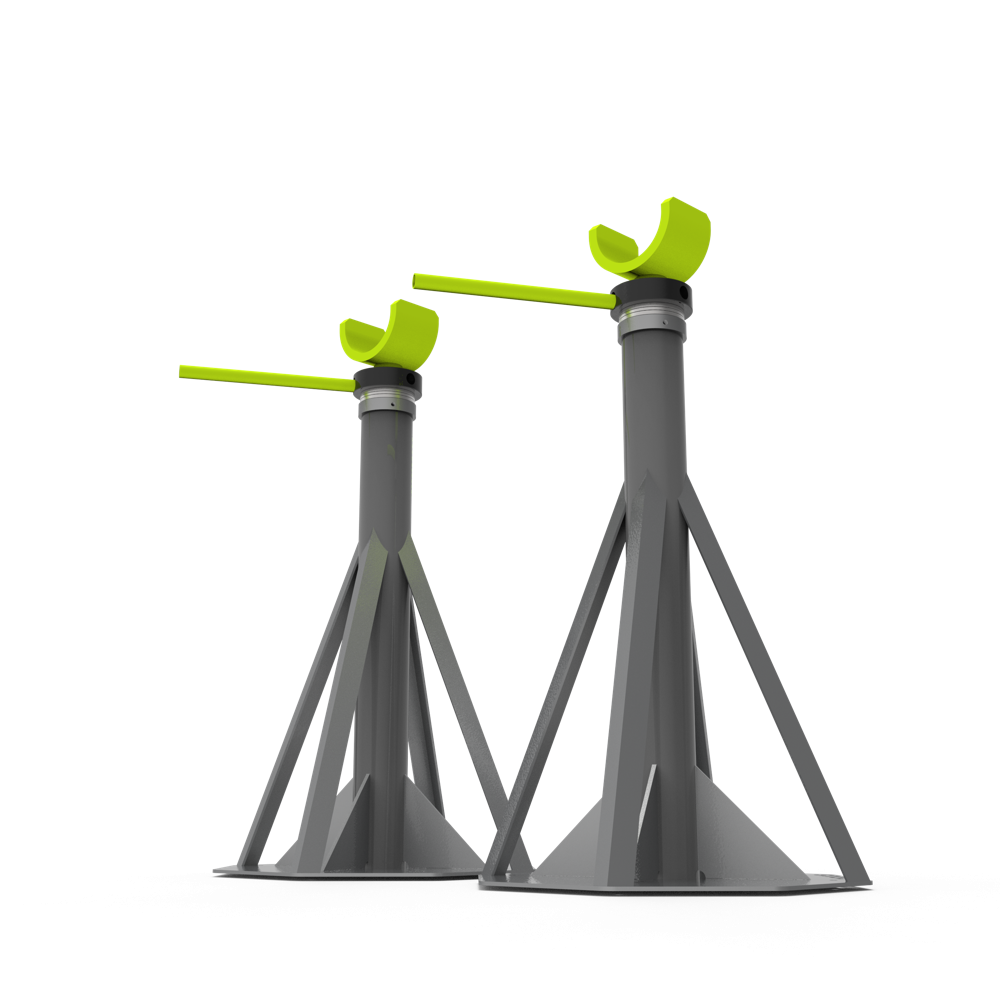 Screw Type Cable Drum Lifting Jack - Attributes: Easy To Operate