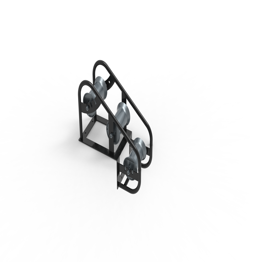 Manhole Cable Roller - Color: Black + Grey