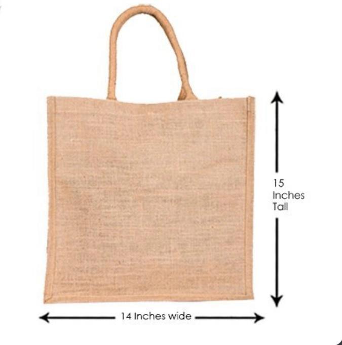 Natural Plain Grocery Jute Bag