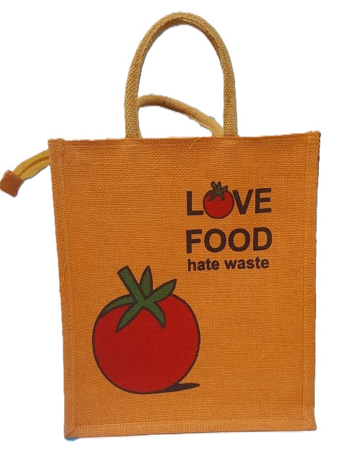 Love Food Jute Bag