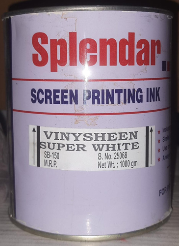 Vinysheen सफेद पीवीसी ग्लॉस प्रिंटिंग इंक
