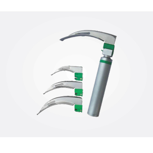 3 Blade Child Laryngoscope Set - Color: Silver