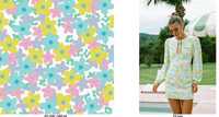 100% Polyester Georgette Digital Printed Designs - Attributes: Washable
