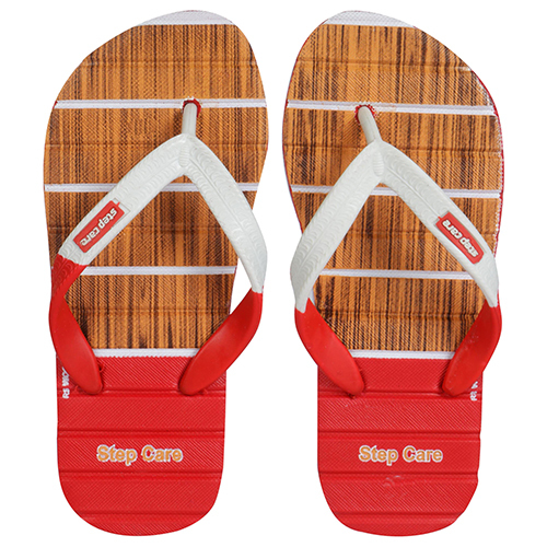 RS-WOOD RED Gents Hawai Slippers