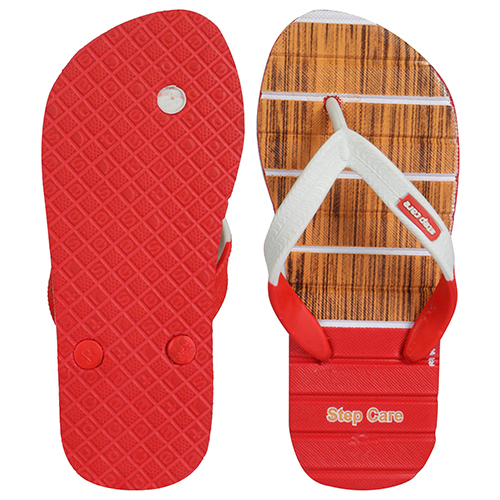 RS-WOOD RED Gents Hawai Slippers