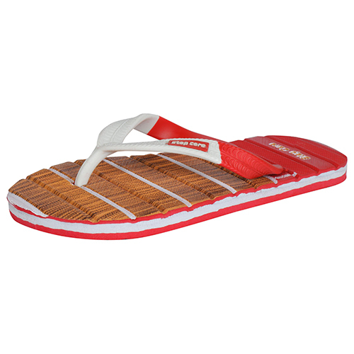 RS-WOOD RED Gents Hawai Slippers