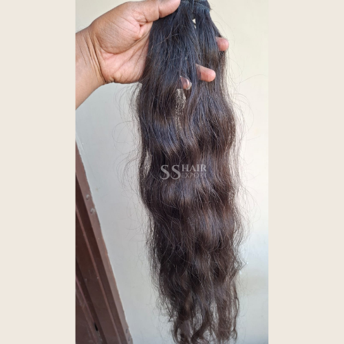 100% Human Hair Weft Hair Extension Bundles Sewn In Weaves 10-36inch