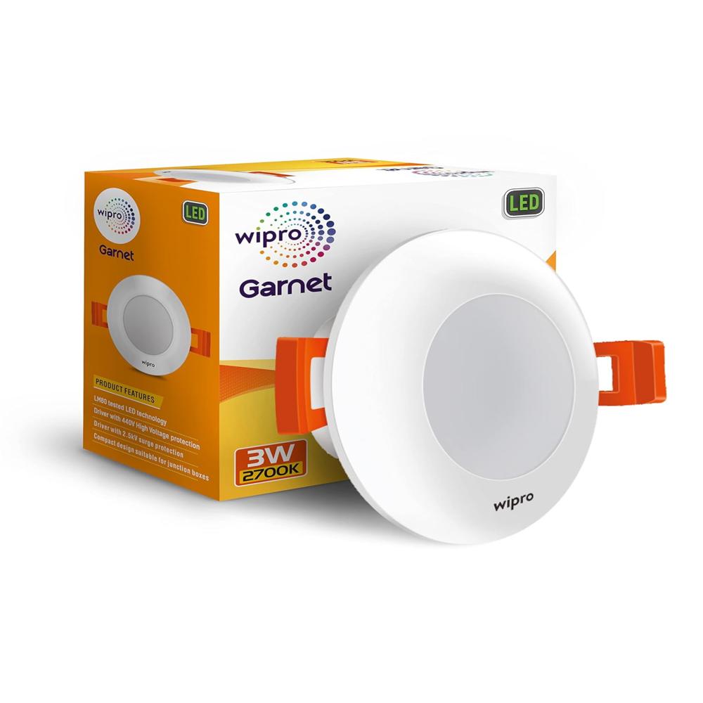 Garnet 3w Led Mini Downlight - Die-cast Aluminum, 50x35mm, Matte White, 3000k/4000k/6500k, 30â° Beam Angle
