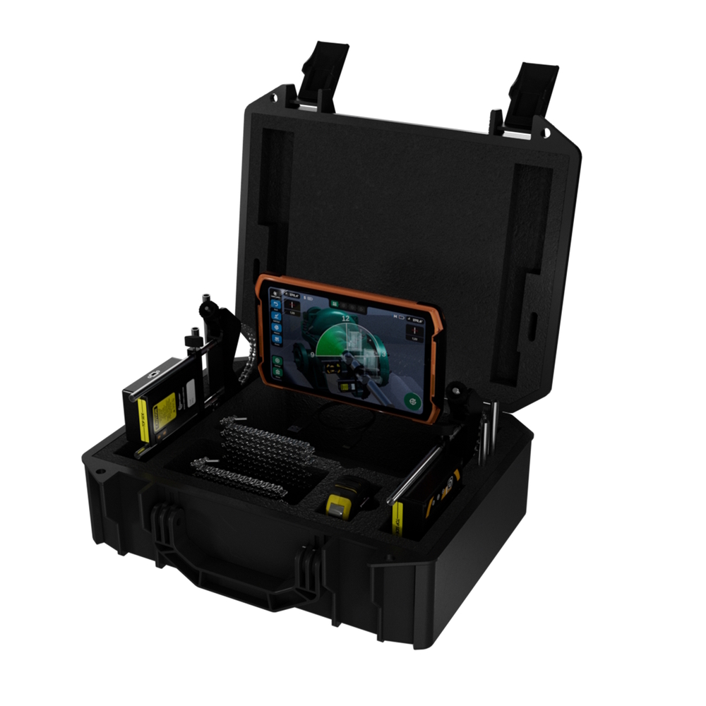 Laser Shaft Alignment Tool VLSAT Base With Machine Train