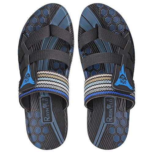 BR147BKBL Gents PU Slippers