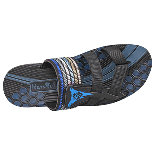 BR147BKBL Gents PU Slippers