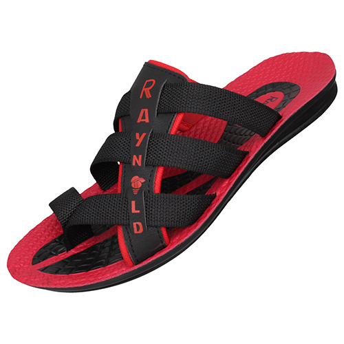 BR139BKRD Gents PU Slippers