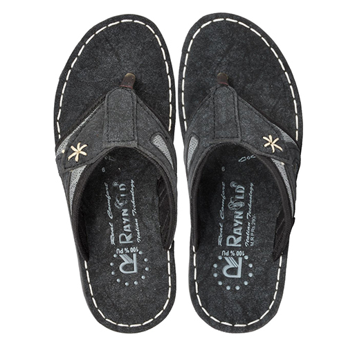 1821GRY Gents PU Slippers
