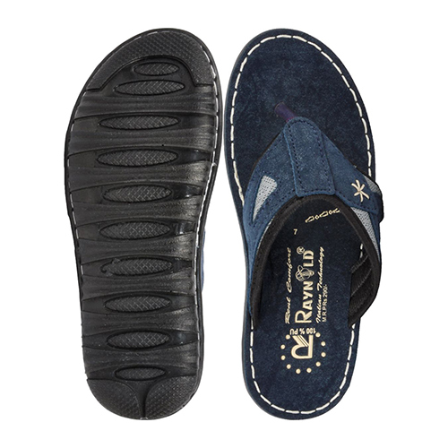 1821BLU Gents PU Slippers