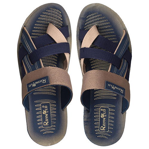 BR143BL Gents PU Slippers