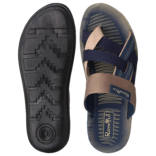 BR143BL Gents PU Slippers