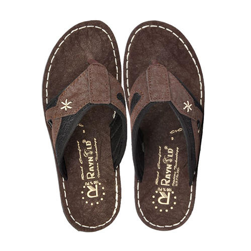 1821BRW Gents PU Slippers