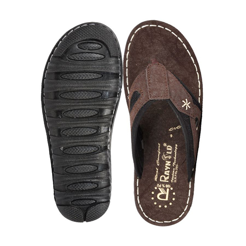 1821BRW Gents PU Slippers