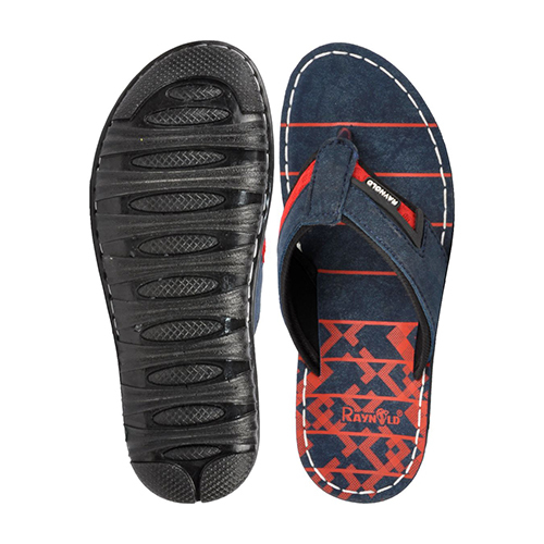 1822RED Gents PU Slippers