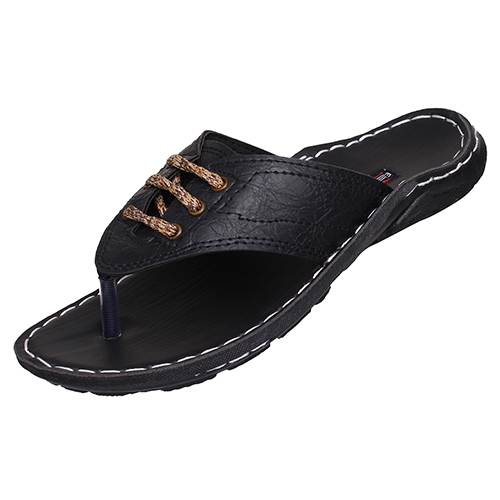 DS28BLACK Gents PU Slippers