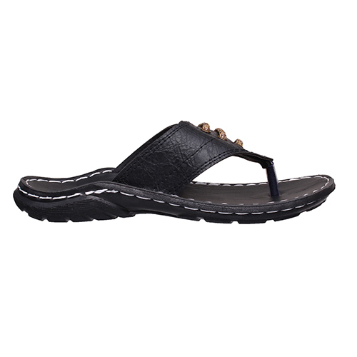 DS28BLACK Gents PU Slippers