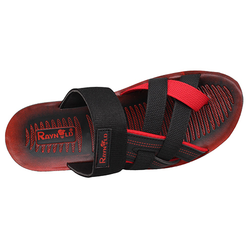 BR143BKRD Gents PU Slippers