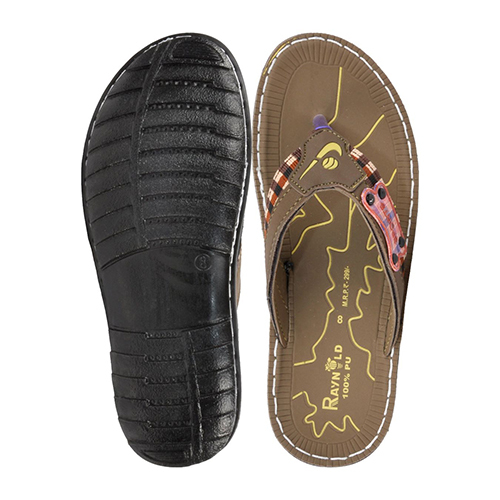 1928BRW Gents PU Slippers