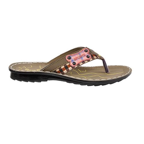 1928BRW Gents PU Slippers