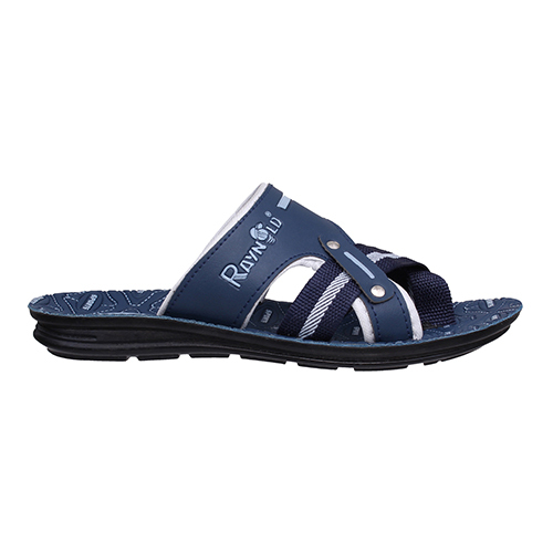 BR133BLUE Gents PU Slippers