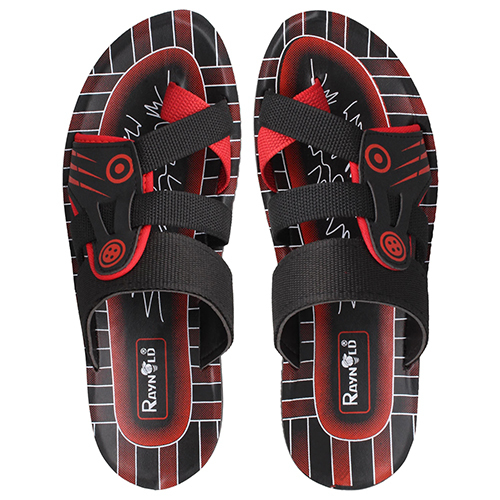 BR142RD Gents PU Slippers