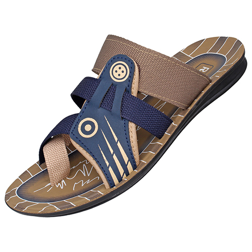 BR-142BL Gents PU Slippers