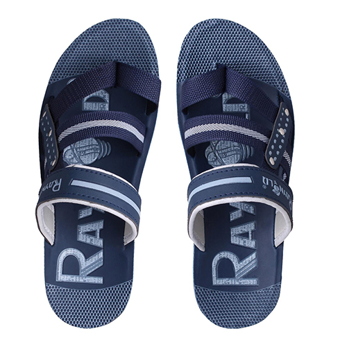 R134BLUE Gents PU Slippers