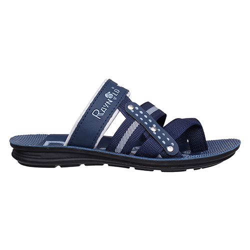 R134BLUE Gents PU Slippers