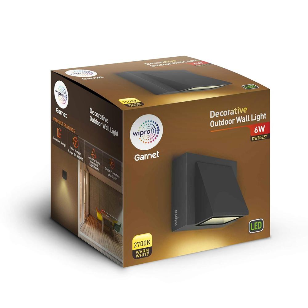 Wipro Garnet 6W IP54 LED Wall